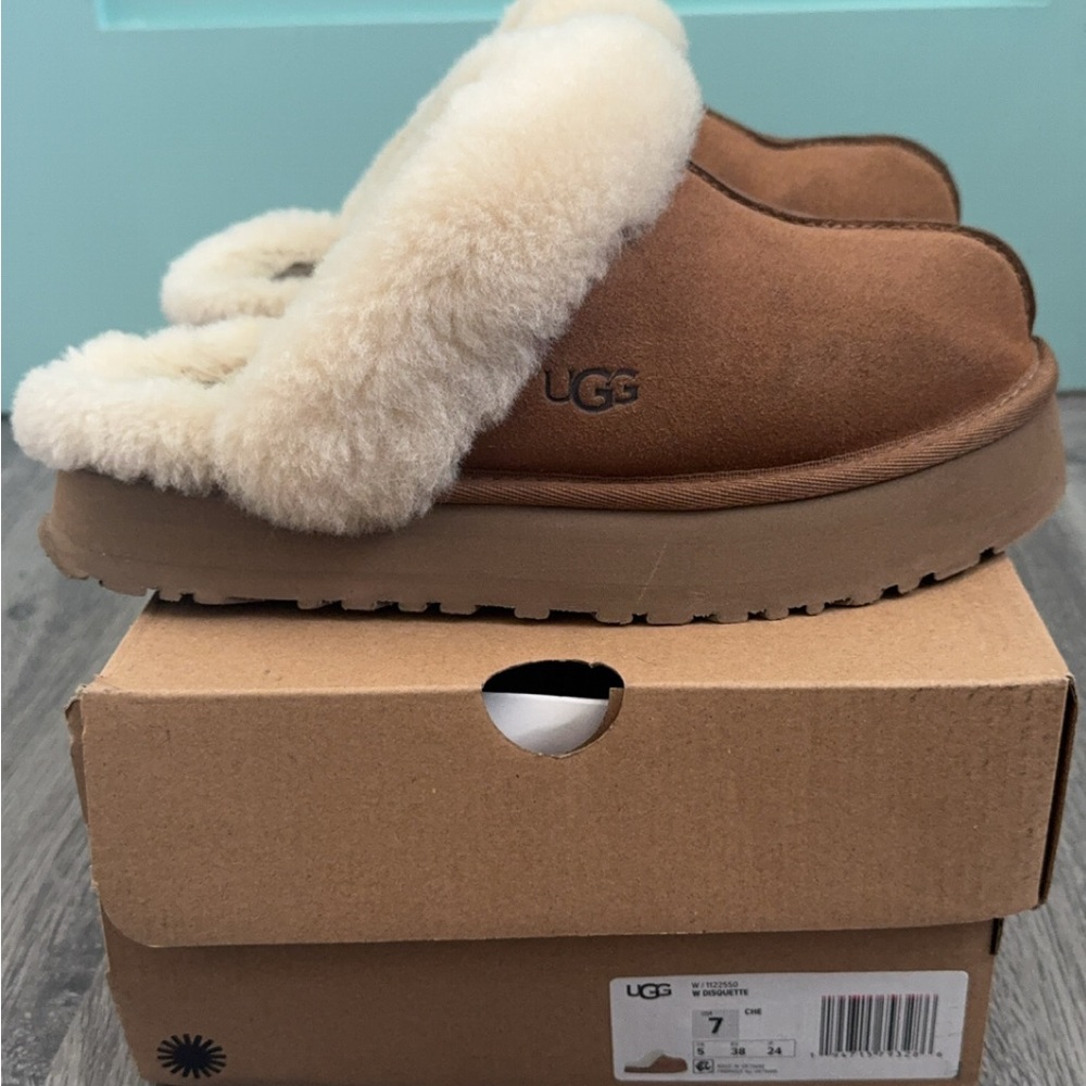 UGG Brown Sheepskin Slippers